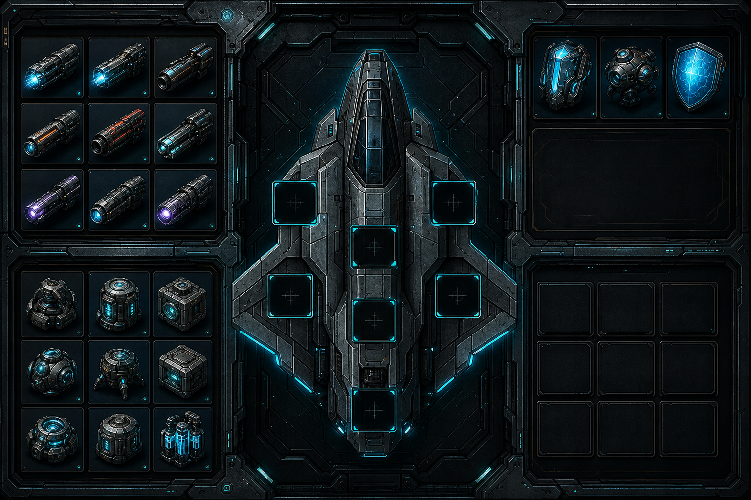 Modular scout hardpoint fitting bay
