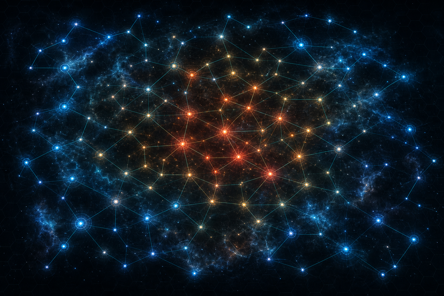 Neural sector map of linked star systems